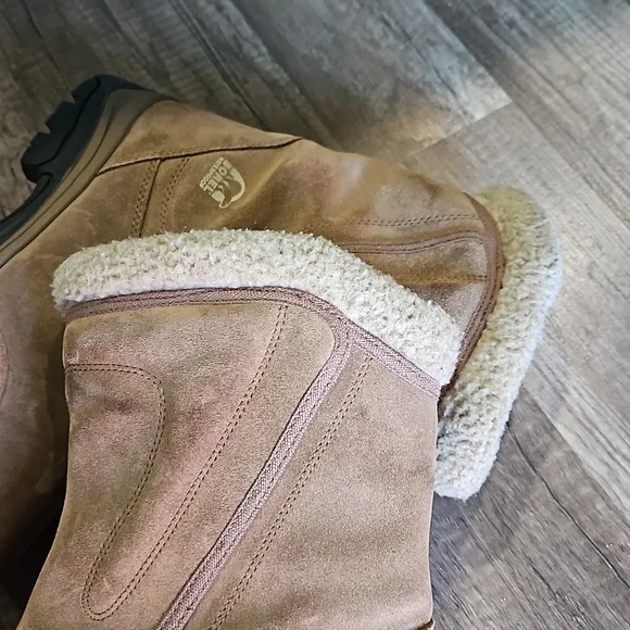 Sorel Waterfall Waterproof Tan Leather Boots - Picture 8 of 8